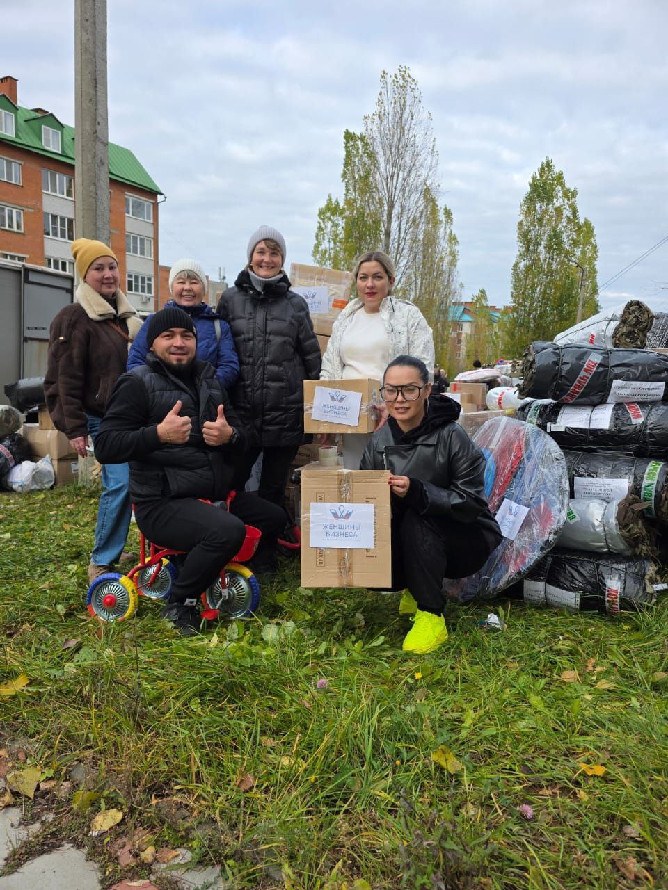 Гуманитарным рейсом N47 в Бердянский округ Запорожской области поехал внушительный груз от благотворительного фонда "Женщины бизнеса Чувашии"